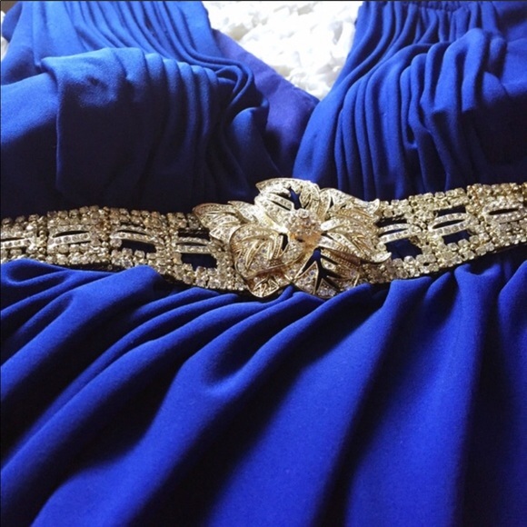 Night Way Crystal Embellished Gown - Picture 7 of 8